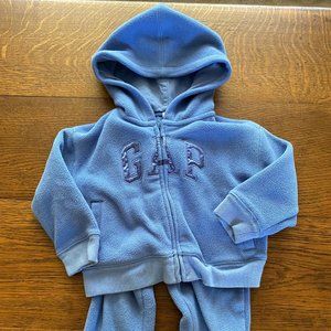 Fleece hooded jacket and matching pants - 3T
